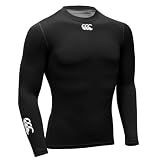 Canterbury of New Zealand Mens Long Sleeve Cold Baselayer Shirt - M, Black
