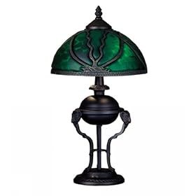 17H Castle Oil Font Accent Lamp