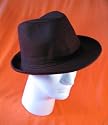 Classic Wool Fedora Crushable Fall Winter Trilby