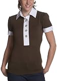 XOXO Women's Schoolgirl Polo Top