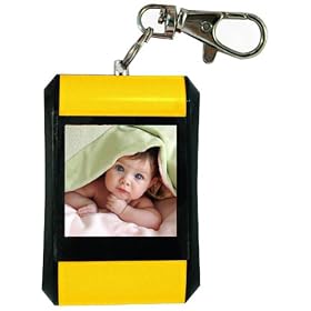 Zeikos ZE-DF15-Y 1.5-Inch LCD Digital Photo Keychain (Yellow) by Zeikos