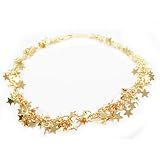 Beautiful 22k Gold Layered (24kgl) Many Stars Anklet Bracelet LIFETIME WARRANTY! Comes Gift Boxed
