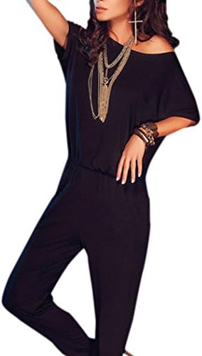 Blrose Black Elegant Women Coverall Jumpsuit