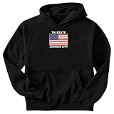 SWEATSHIRT BLACK ELEGANT FLAG 