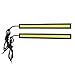 LEMONBEST A pair of Super Bright Slim COB Car Vehicle LED Cool White Lights for DRL Fog Driving Lamp Waterproof 12V Black