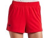 Speedo Womens Lifeguard Roll Top Short, Red, M