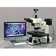 AmScope 50X-2500X Brightfield / Darkfield (BF/DF) Polarizing Metallurgical Microscope + 5.0MP Camera Windows & Mac OS