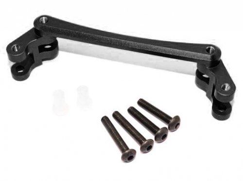 GPM Racing #YTL049BK Aluminium Steering Mount - 1Pc Set Black for Axial Yeti XL