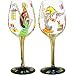 Bottom's Up 15-Ounce Birthday Girl Handpainted Wine Glass