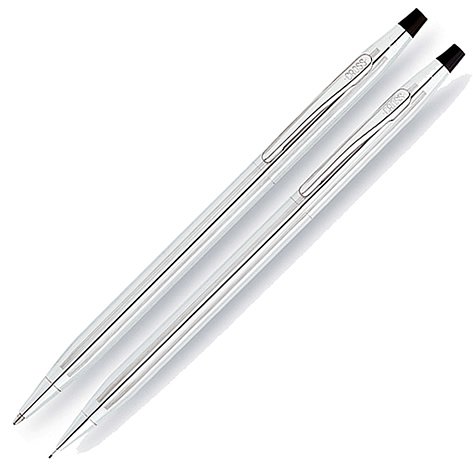 Cross Classic Century Lustrous Chrome Ball-Point Pen and .05mm Pencil Set 