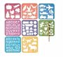 NEW TUPPERWARE 8pc STENCIL SET