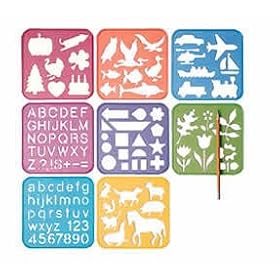NEW TUPPERWARE 8pc STENCIL SET by 