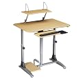 Silver Ergo Sit/Stand Workstation Base