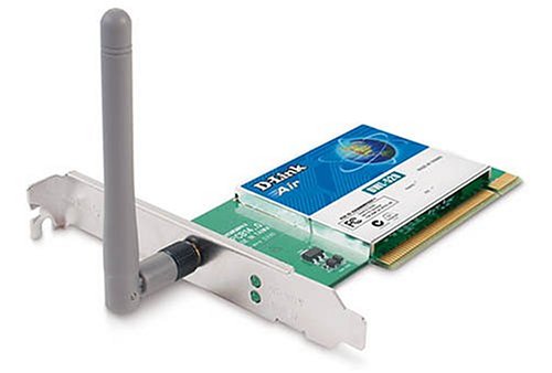 Electronics: D Link DWL 520 Wireless PCI Adapter, 802.11b, 11Mbps