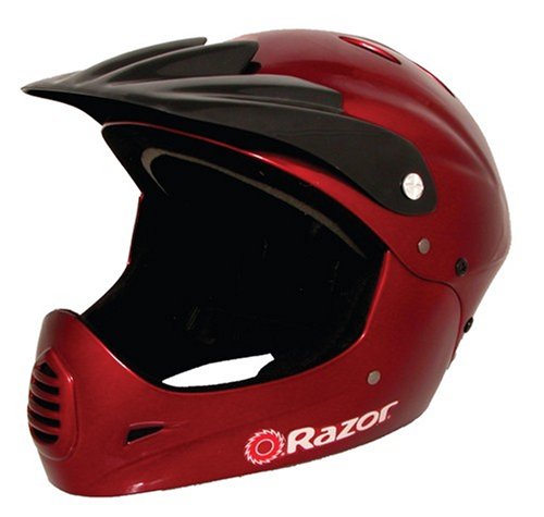Razor Full Face Youth Helmet (Black Cherry)
