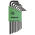 Bondhus 31832 Set of 8 Star L-wrenches, Long Length, sizes T6-T25