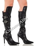 Funtasma Women's Plunder 115 Costume Shoes,Black PU,10 M