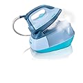 Philips GC7320/02 Dampfb�gelstation mit SteamGlide, blau /wei�