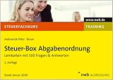 Steuer-Box Abgabenordnung: Lernkarten mit 270 Fragen & Antworten: Lernkarten mit 286 Fragen & Antworten: Lernkarten mit 275 Fragen & Antworten