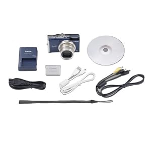 Canon PowerShot SX200 IS Digitalkamera (12 Megapixel, 12-fach opt. Zoom, 7,6 cm (3 Zoll) Display) Blue