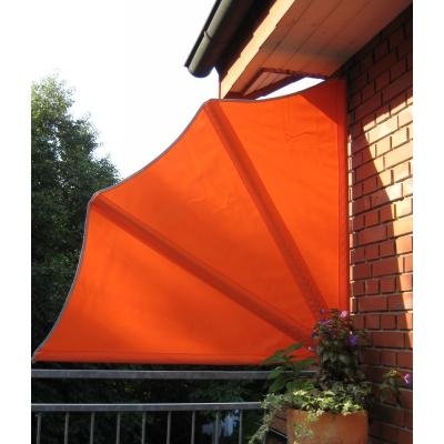 Leco Balkonfächer Sichtschutz Farbe orange