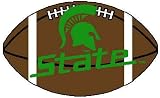 Michigan State Spartans 23 x 36 Football Rug