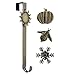 Adjustable Length Wreath Hanger with Interchangeable Icons (Oil Rubbed Bronze-Sun/Snowflake/Bee/Pumpkin)