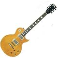 Vintage V100 Icon Series Electric Guitar - Distressed Lemon Drop