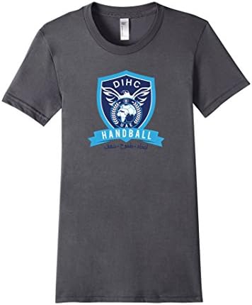Women's DUBAI INTERNATIONAL HANDBALL CLUB Tee Shirt Large Asphalt