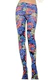 Opaque Sexy Tights Hosiery Leg Wear with Kaleidoscope Prints