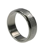 316L Stainless Steel Ring Spinner. Width: 6mm