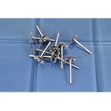 TEMO 10 pc 428 Carbon Steel Wire Brush &frac34;" flat Dremel Rotary Tool