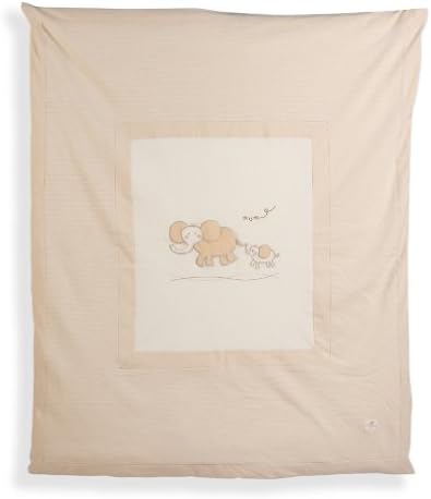 Naturecolored  baby elephant Quilt 100% 100% naturally colored cotton