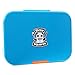 Leakproof Bento Box with Removable 4 Section Tray | Nontoxic, Easy to Clean, for Kids & Adults | 16 Bonus Lunchbox Notes by Three Squares, (Blue Skies)