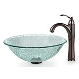 Kraus GV-950-ORB Broken Glass Rubbed Bronze