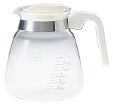 Melitta グラスポット アロマジョイ ホワイト 9杯用