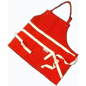 Le Creuset Chef''s Apron Black / Cream