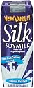 Silk Aseptic Soymilk, Very Vanilla, 8.25-Ounce Cartons, 3-Count Pack  (Pack of 6)