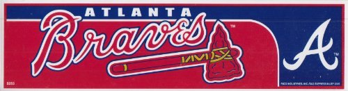 Atlanta Braves MLB Bumper Sticker - 3