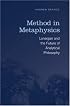 Method In Metaphysics: Lonergan and the Future of Analytical Philosophy
