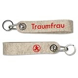 Schlüsselband "Traumfrau" - Verschenken Sie den Schlüsselanhänger zum Hochzeitstag oder zum Valentinstag!