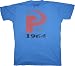 Men's 1964 CCCP Russian Soviet Union Olympics Blue T-Shirt Tee