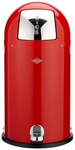 Wesco 177 731 02 Poubelle Kickboy (Rouge): Cuisine & Maison