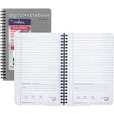 Logitech Mead Cambridge Limited Digital Notebook - Digital paper - silver - 5 in x 8 in - 80 pcs.