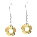 Women's New Gold Plated Steel Flower Earrings With Cubic Zicornia By Steelx