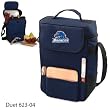 Boise State Broncos Duet Insulated Wine and Cheese Tote - Navy w/Embroidery