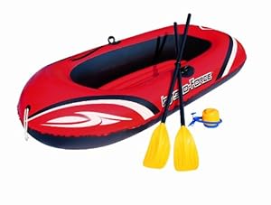 Bestway 61062 - Set canotto con pompa e remi, circa 198x122 cm