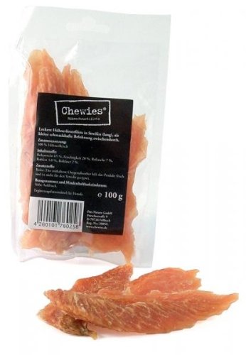 Chewies - Hühnerbrustfilet lang, 100 g