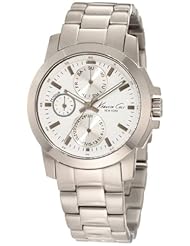 Kenneth Cole New York Womens KC4816 Dress Sport Silver Multi-Function Bracelet Watch