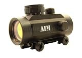 AIM B Style Red Dot Gun Sight - 1 x 42 - Black